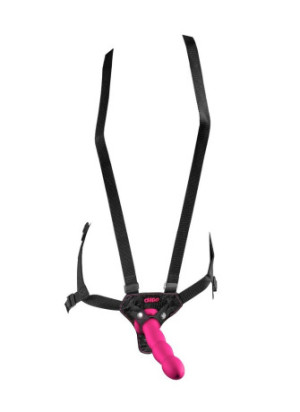 6" strap-on suspender harness set